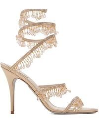 Rene Caovilla - 100Mm Chandelier Crystal-Embellished Sandals - Lyst