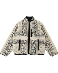 Supreme - Reversible Bandana-print Fleece Jacket - Lyst