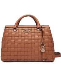 Guess - Sandy Woven Tote Bag - Lyst