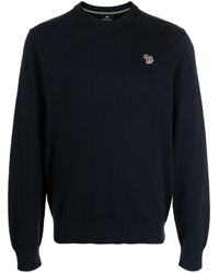 PS by Paul Smith - Logo-embroidered Organic-cotton Sweatshirt - Lyst
