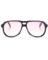 Cutler and Gross - 9782 Navigator-Frame Sunglasses - Lyst