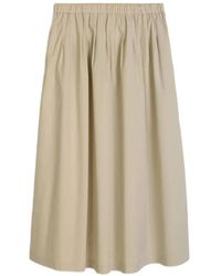 Marc O' Polo - Pleated Elasticated-Waist Midi Skirt - Lyst
