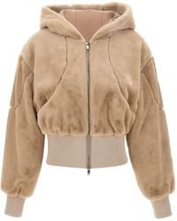 Moose Knuckles - Hooded Faux-Fur Jacket - Lyst