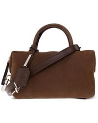 Max Mara - Small Holdall Suede Tote Bag - Lyst