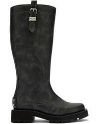 Ganni - Studs Knee-High Boots - Lyst
