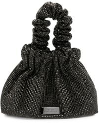 Twentyfourhaitch - Angel Aura Crystal-Embellished Ruched Tote Bag - Lyst