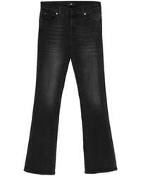 7 For All Mankind - Faded Flared Jeans - Lyst