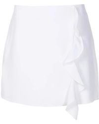 ARMANI EXCHANGE - Mini-Rok Met Ruches - Lyst