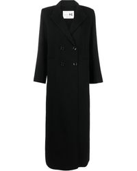 Manzoni 24 - Double-breasted Maxi Coat - Lyst