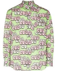 Comme des Garçons - X Kaws Graphic-Print Shirt - Lyst