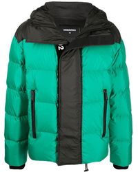 DSquared² - Zip-pockets Hooded Padded Jacket - Lyst