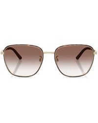 Oliver Peoples - R-18 Tortoiseshell-Effect Square-Frame Sunglasses - Lyst