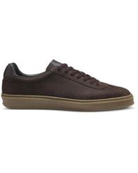 BOSS - Grain-Leather Sneakers - Lyst