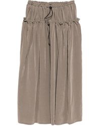 Y's Yohji Yamamoto - Ta/Pe Double-Gathered Skirt - Lyst