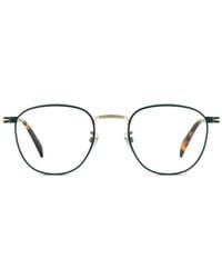 David Beckham - Round-Frame Metal Glasses - Lyst