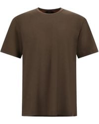 Herno - Wool T-Shirt - Lyst