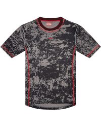 DIESEL - T-shirt Amtee Gael camouflage jacquard - Lyst
