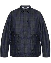 Comme des Garçons - Tartan-Check Zip-Up Jacket - Lyst