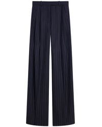 Givenchy - Pantalones Double Pleat De Lana A Rayas - Lyst
