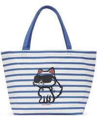 KARL LAGERFELD - 'Ikon' Schultertasche - Lyst