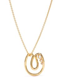 Missoma - U-letter Pendant Chain-link Necklace - Lyst