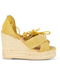 Castañer - Becca Cotton Heeled Espadrilles - Lyst