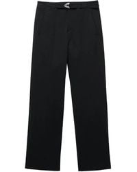 McQueen - Pantalones De Vestir Con Cinturón - Lyst