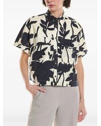 Brunello Cucinelli - Floral-Print Short-Sleeve Shirt - Lyst