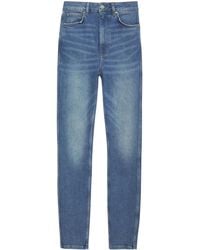 Anine Bing - Skinny-Jeans Mit Hohem Bund - Lyst
