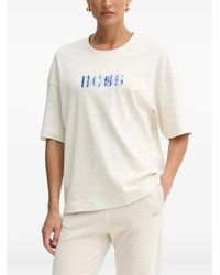 BOSS - Logo-Detail Short-Sleeve T-Shirt - Lyst