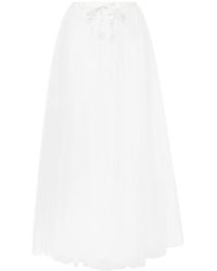 forte_forte - Chic Tulle Skirt With Jersey Coulotte - Lyst