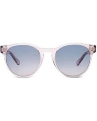 Ferragamo Eyewear - Round-Frame Sunglasses - Lyst