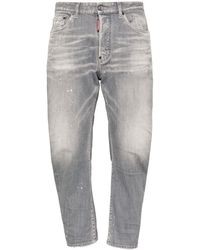 DSquared² - Mid-rise Straight-leg Jeans - Lyst