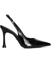 Carrano - Patent-Finish Slingback Pumps - Lyst
