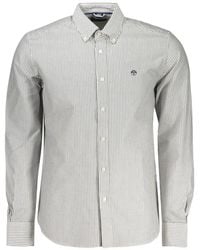 North Sails - Striped Button-Down Shirt - Lyst