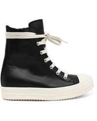 Rick Owens - Leather Sneakers - Lyst