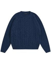 Gosha Rubchinskiy - Cable-Knit Flecked Sweater - Lyst