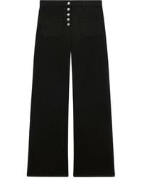 Courreges - Low-Rise Wide-Leg Jeans - Lyst