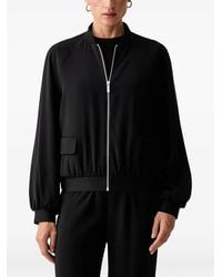 ARMANI EXCHANGE - Logo-Embroidered Bomber Jacket - Lyst