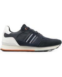 Mexx - Suede-Panelled Mesh-Detail Sneakers - Lyst