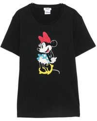 Liu Jo - X Disney Minnie Mouse Rhinestone-Embellished T-Shirt - Lyst