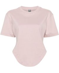 adidas By Stella McCartney - Curved-hem Organic Cotton T-shirt - Lyst