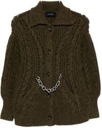 Simone Rocha - Cardigan mit Kettendetail - Lyst