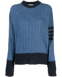 Thom Browne - Pullover mit Zopfmuster - Lyst