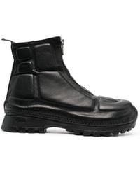 Guidi - Zip-front Leather Ankle Boots - Lyst
