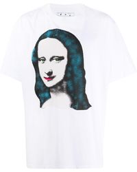 maison margiela mona lisa print sweatshirt