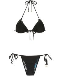 Amir Slama - Embellished Triangle Top Bikini Set - Lyst