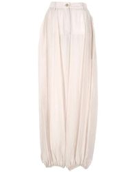 Thelatest - Pantalon À Fines Rayures Et Chevilles Élastiquées - Lyst
