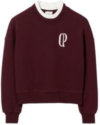 Claudie Pierlot - Sweatshirt mit Logo-Patch - Lyst