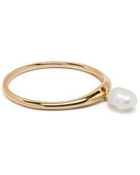 Eshvi - Pearl Chain Ring - Lyst
